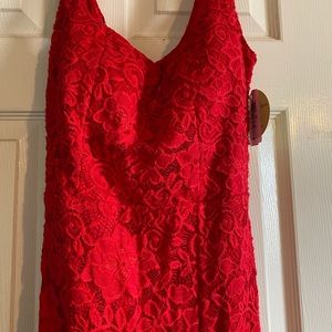 Red Mini Windsor Dress